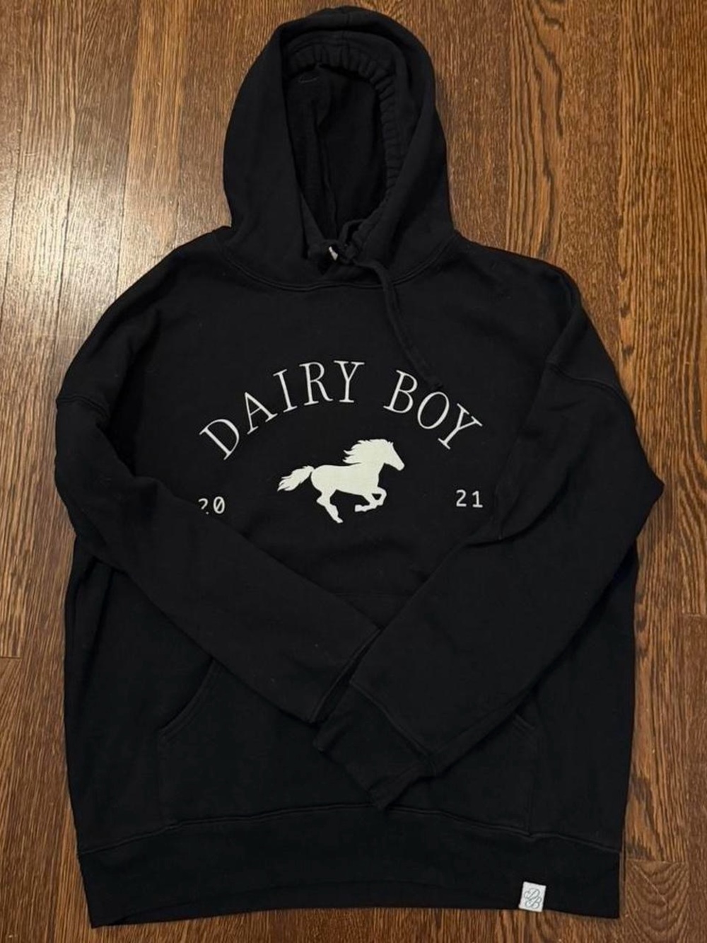 RARE Dairy Boy Graphic Hoodie - Women’s Pullover Sweatshirt